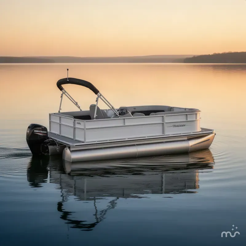 The Image of Sun Tracker Party Barge 16 DLX 2027 - 0