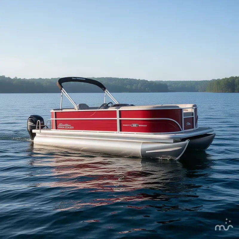 The Image of Sun Tracker Party Barge 16 DLX 2027 - 0