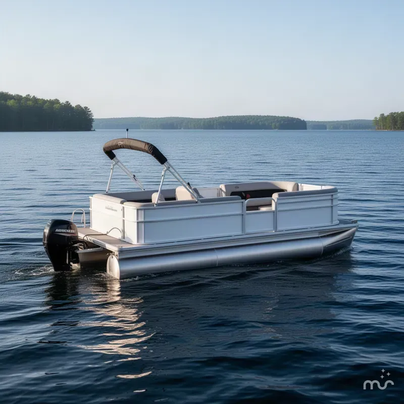 The Image of Sun Tracker Party Barge 16 DLX 2027 - 0