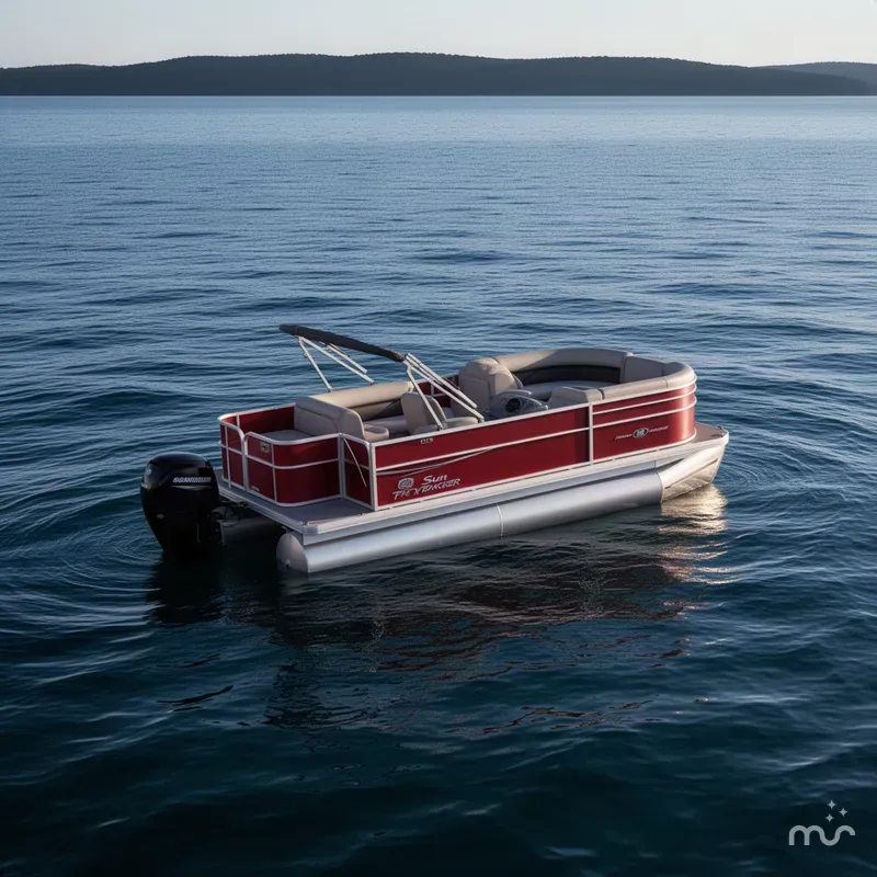The Image of Sun Tracker Party Barge 18 DLX 2027 - 0
