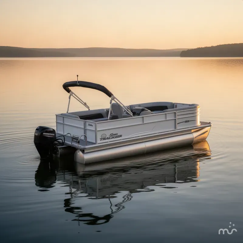 The Image of Sun Tracker Party Barge 16 DLX 2027 - 0