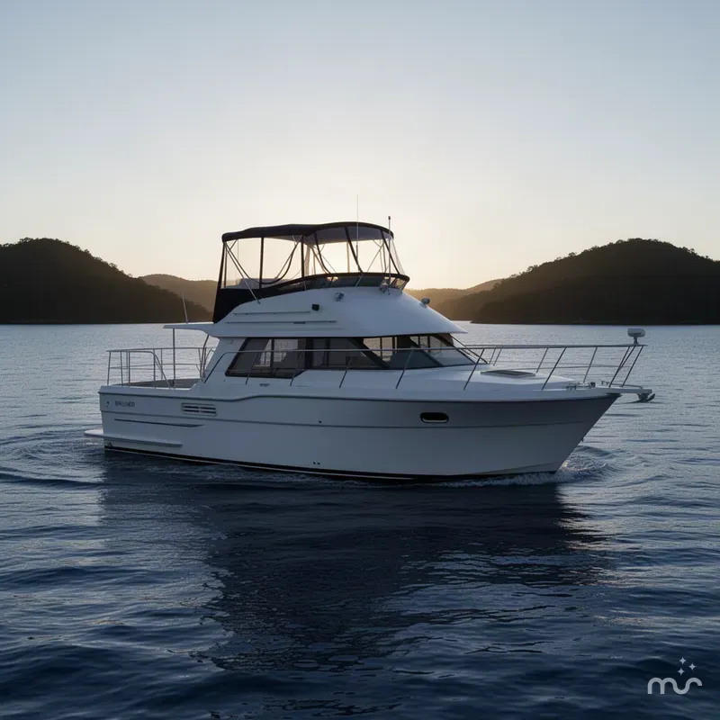 The Image of Bayliner 4587 Cockpit Motor Yacht 1995 - undefined