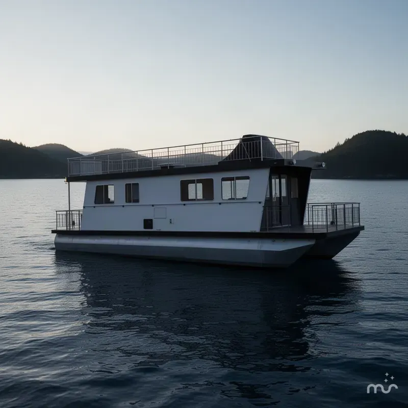 The Image of Three Buoys Houseboat 1985 - 0