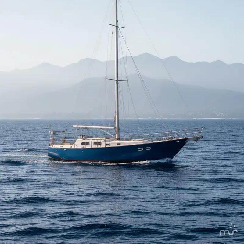 The Image of Bruce Roberts Customer Steel Hull Sailboat 1996 - 0