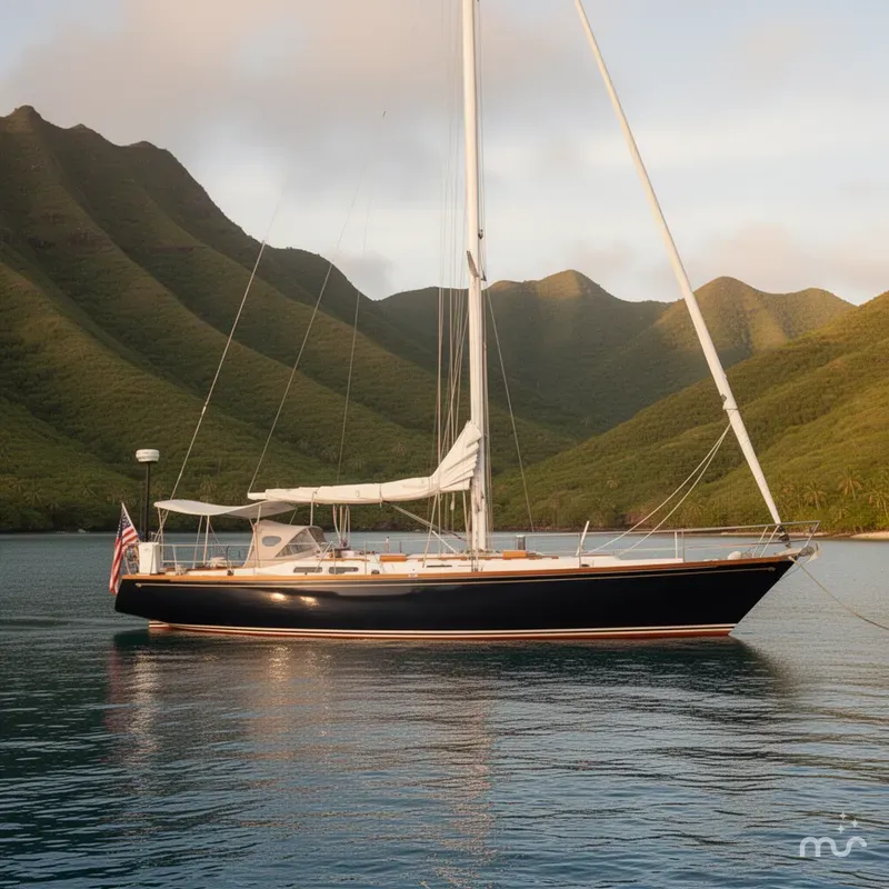 Slide: The Image of Hinckley Yachts 43 1980 - 2