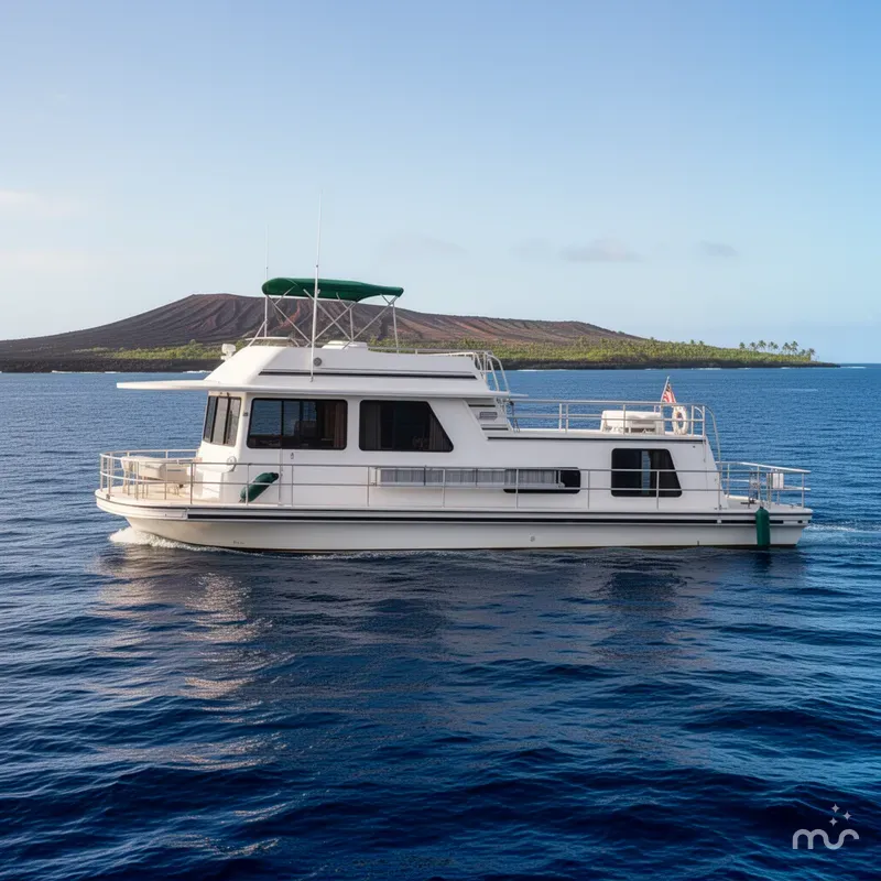 Slide: The Image of Gibson 44 Standard Houseboat 1999 - 2