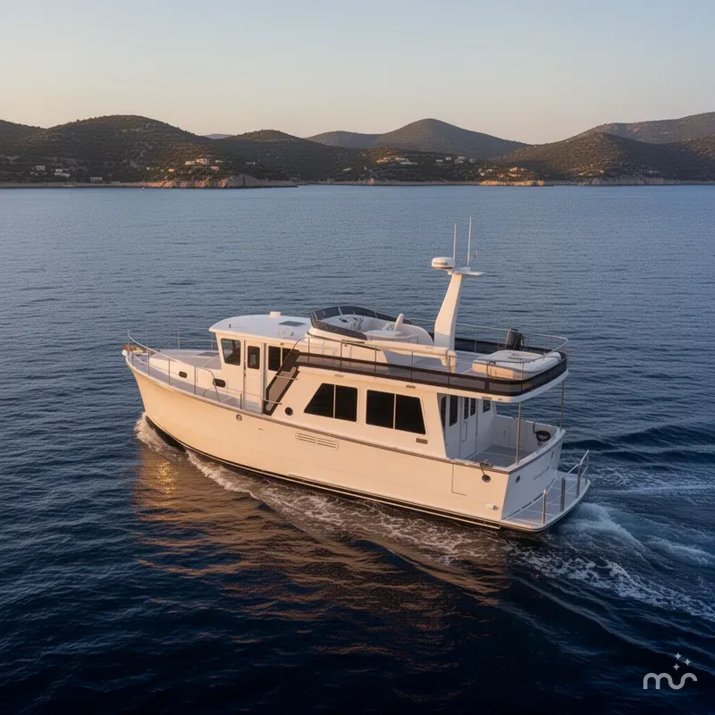 Slide: The Image of Helmsman Trawlers 43E PILOTHOUSE 2027 - 2