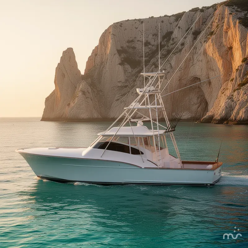 Slide: The Image of Jersey Cape Devil 45- Express Custom 2025 - 2