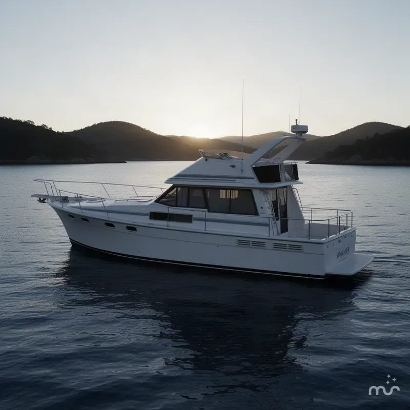 Slide: The Image of Bayliner 3888 Motoryacht 1988 - 1