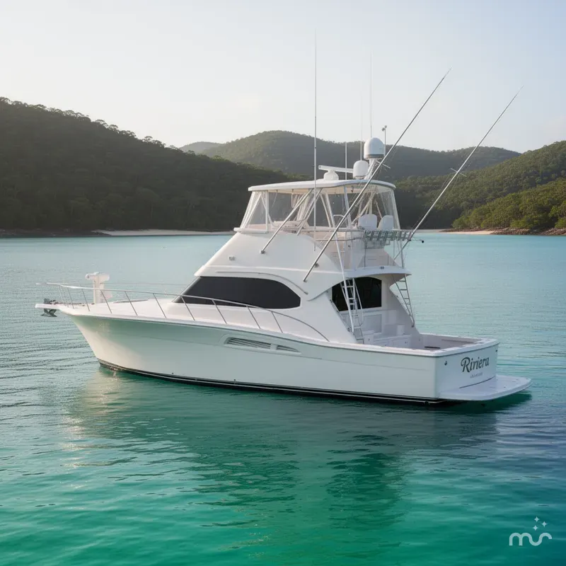 Slide: The Image of Riviera 47 Open Flybridge Series II 2008 - 2