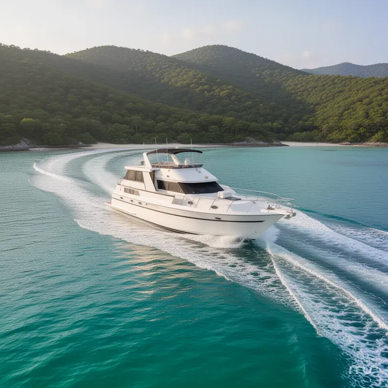Slide: The Image of Hi-Tech Motor Yacht 1990 - 2