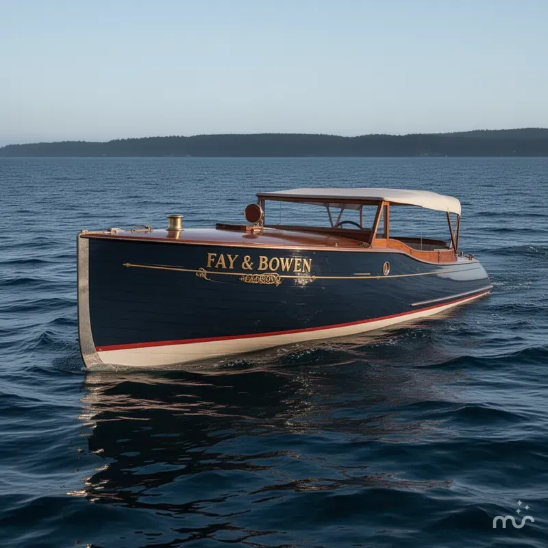Slide: The Image of Fay & Bowen Golden Arrow 1924 - 2