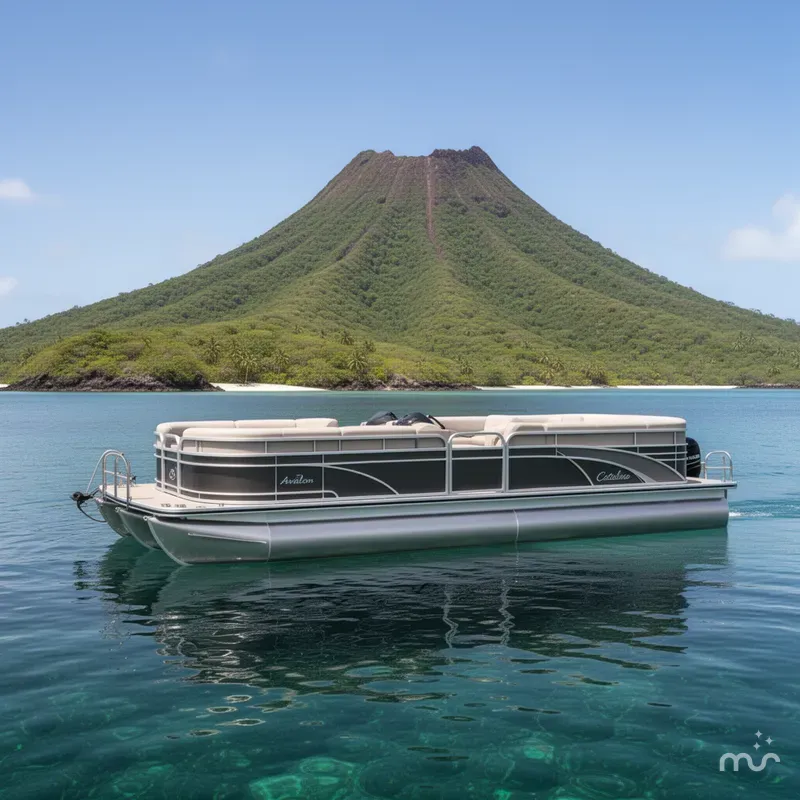 Slide: The Image of Avalon Catalina Platinum Cruise Funship 25' w/ 250HP Mercury! 2021 - 2