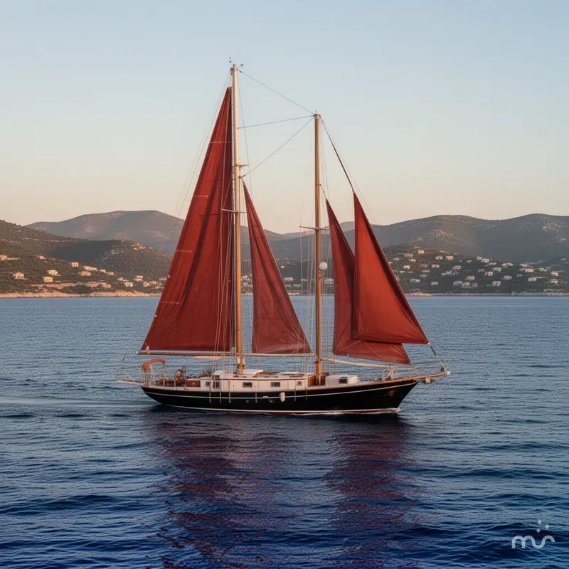 Slide: The Image of Worldcruiser schooner 1979 - 2