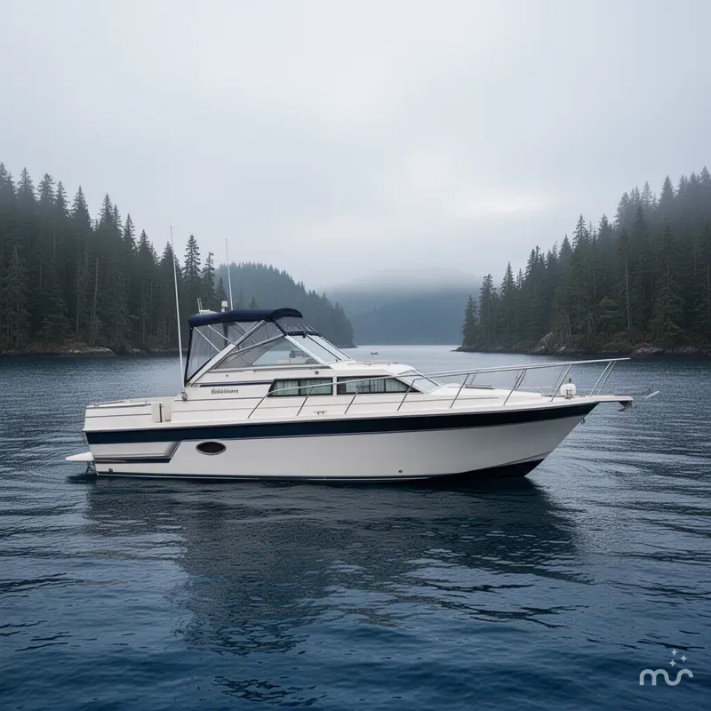Slide: The Image of Baha Cruisers 260 Express Cruiser 1988 - 2