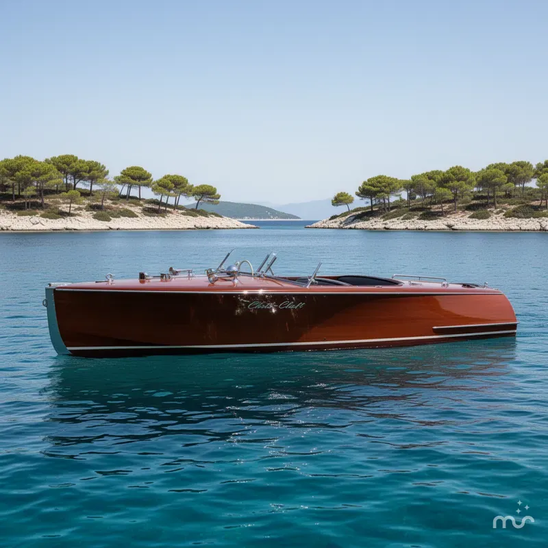 Slide: The Image of Chris-Craft Deluxe Runabout 1940 - 2