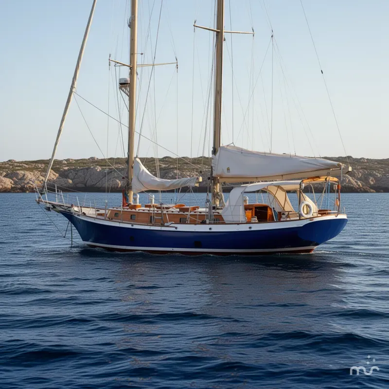The Image of Cherubini 48 Staysail Schooner 1986 - 0