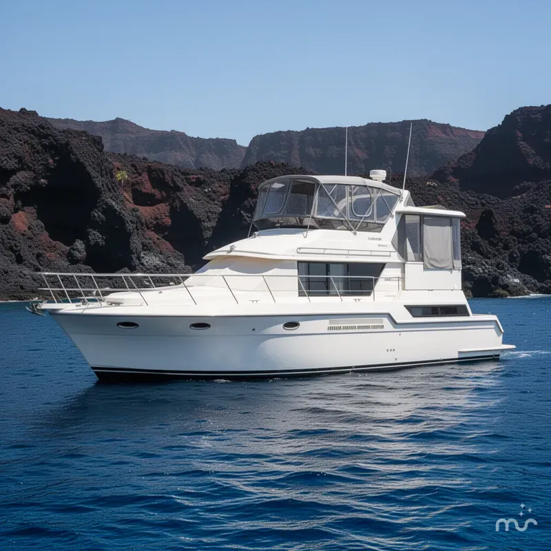 The Image of Carver Yachts 430 Cockpit Motor Yacht 1991 - 0