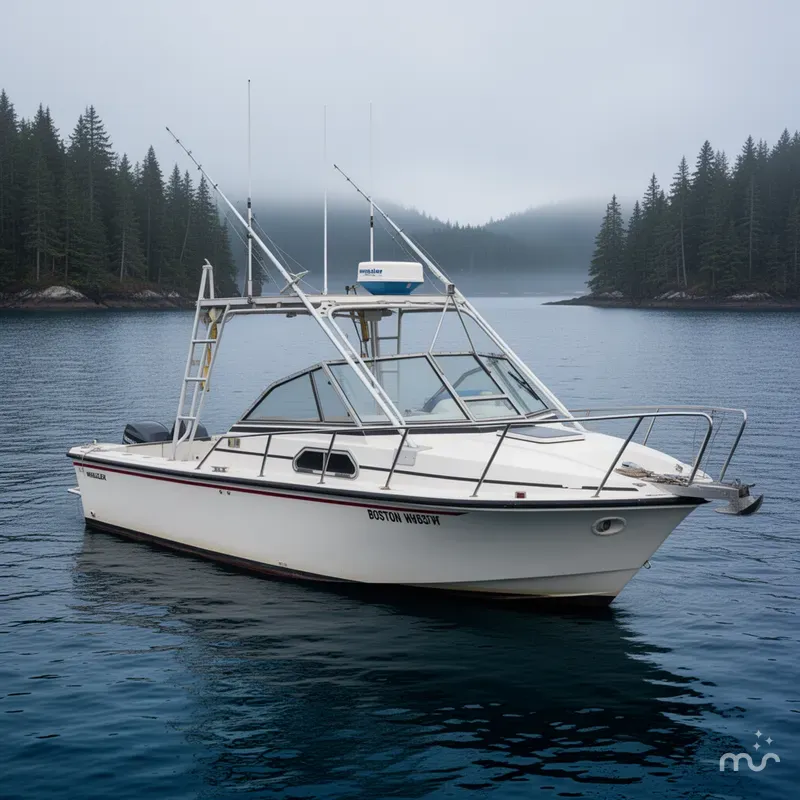 Slide: The Image of Boston Whaler Cuddy Tower 1987 - 2