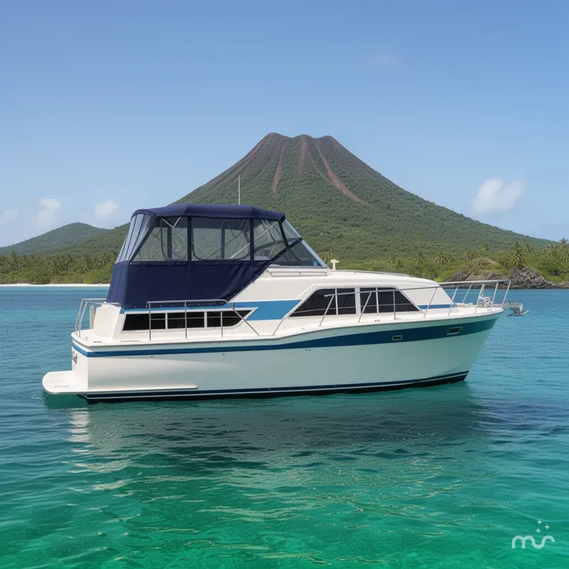 Slide: The Image of Chris-Craft 350 Catalina 1984 - 2
