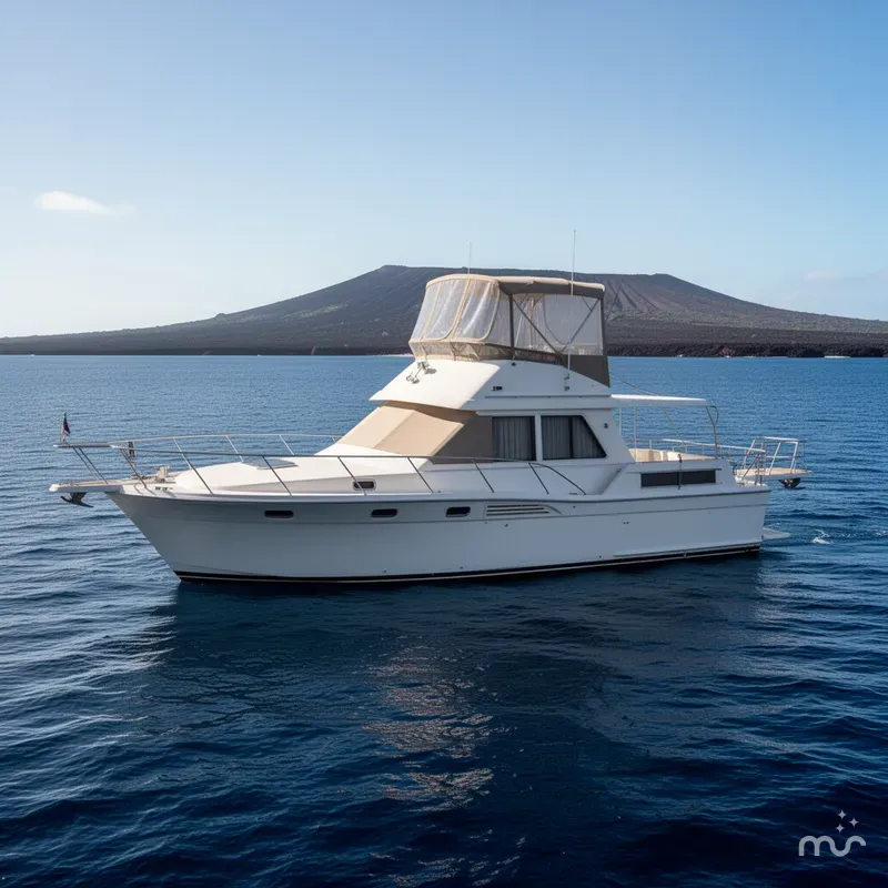 Slide: The Image of Silverton 34 Aft Cabin Motor Yacht 1992 - 2