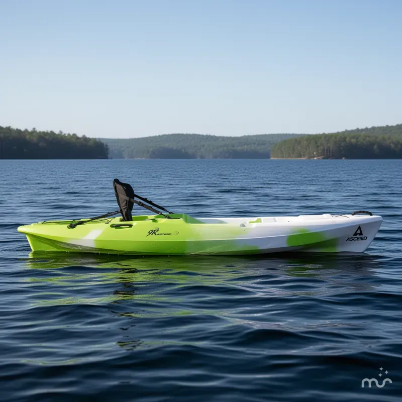 Slide: The Image of Ascend 9R Sport Sit-On - Lime-White 2021 - 1