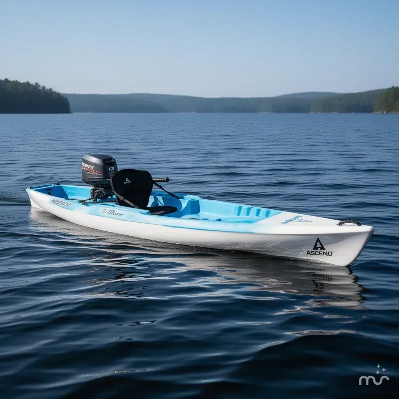 Slide: The Image of Ascend 12R Sport Sit-On - Blue/White 2021 - 0
