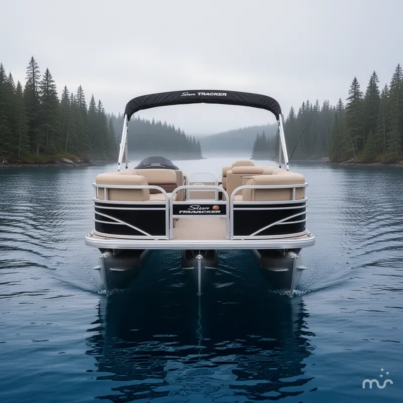 Slide: The Image of Sun Tracker Fishin' Barge 20 DLX 2023 - 1