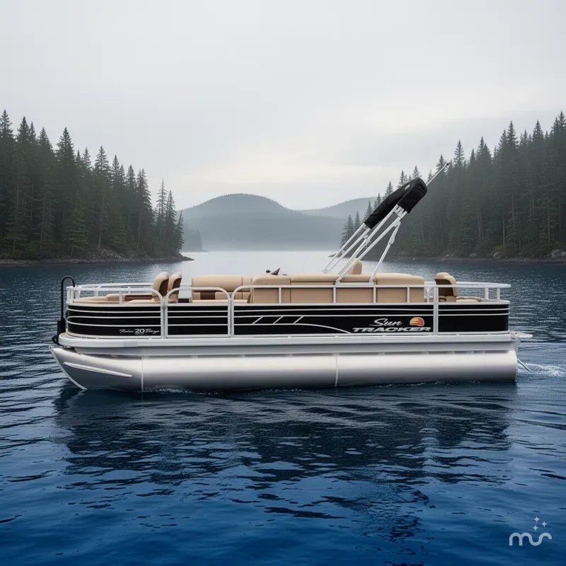Slide: The Image of Sun Tracker Fishin' Barge 20 DLX 2023 - 2