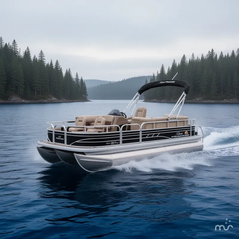 Slide: The Image of Sun Tracker Fishin' Barge 20 DLX 2023 - 4