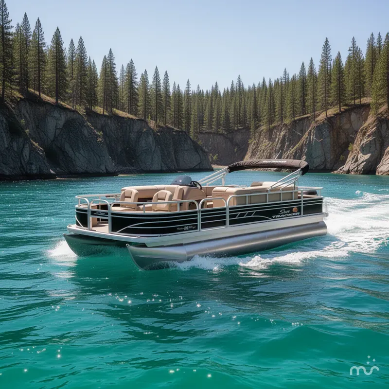 Slide: The Image of Sun Tracker Fishin' Barge 20 DLX 2023 - 4