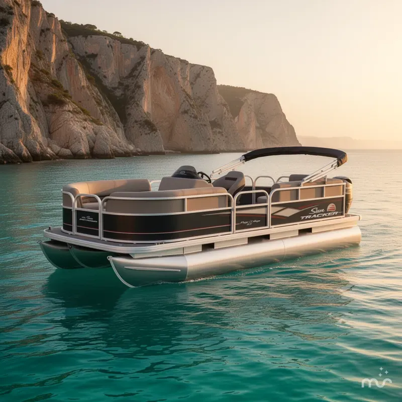 The Image of Sun Tracker Party Barge 18 DLX 2023 - 0