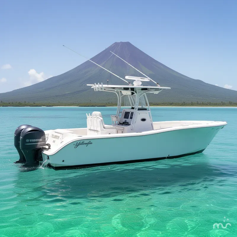 Slide: The Image of Yellowfin Center Console 2010 - 2
