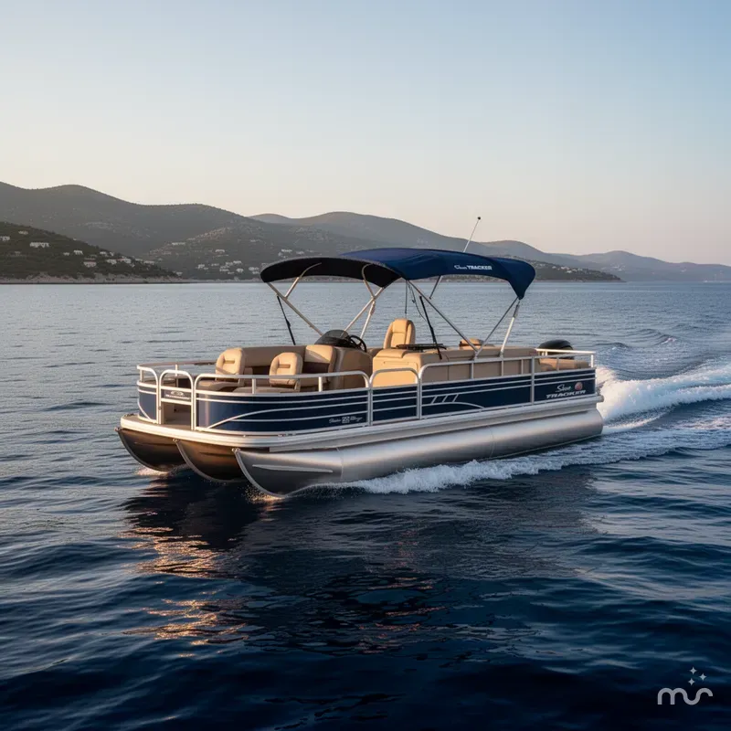 Slide: The Image of Sun Tracker Fishin' Barge 22 DLX 2023 - 4