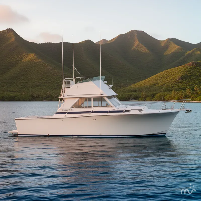 Slide: The Image of Bertram 28 Flybridge Cruiser 1972 - 2