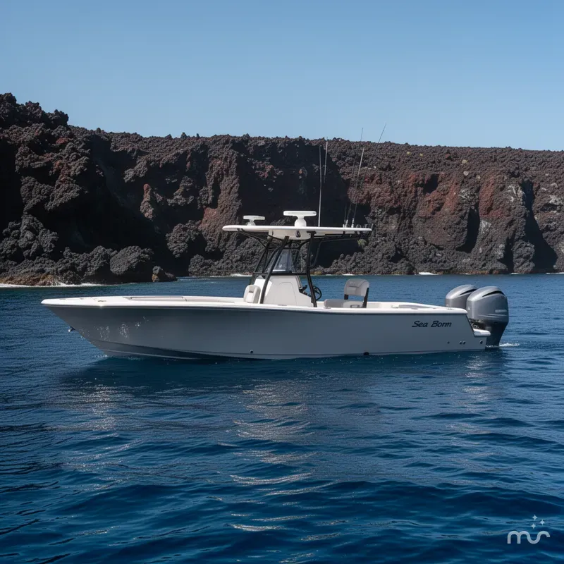 Slide: The Image of Sea Born LX22 Center Console 2023 - 2