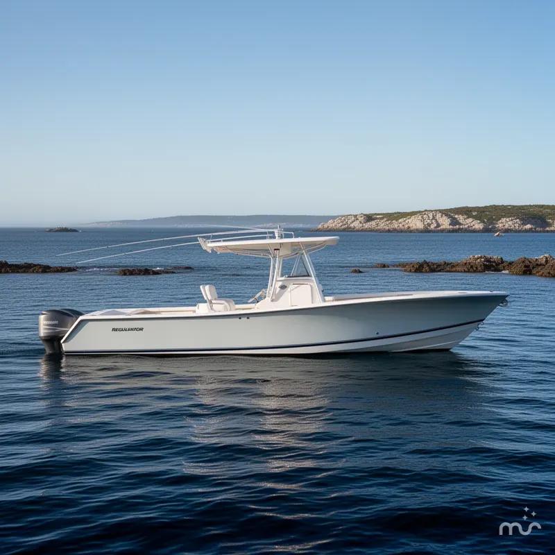 Slide: The Image of Regulator Marine 32 Forward Seating 2002 - 2