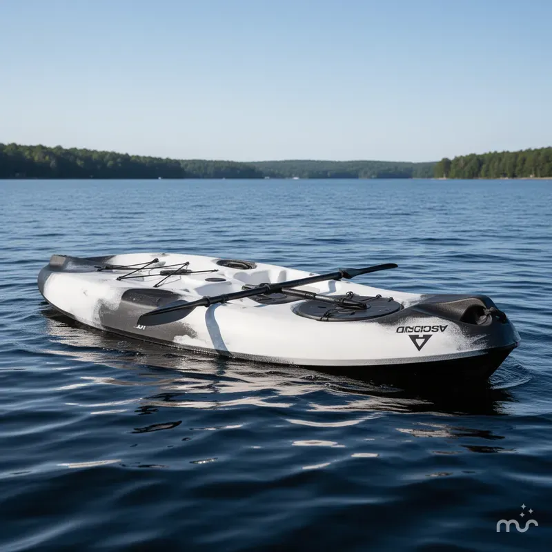 Slide: The Image of Ascend 10T Sit-On - White-Black 2021 - 1