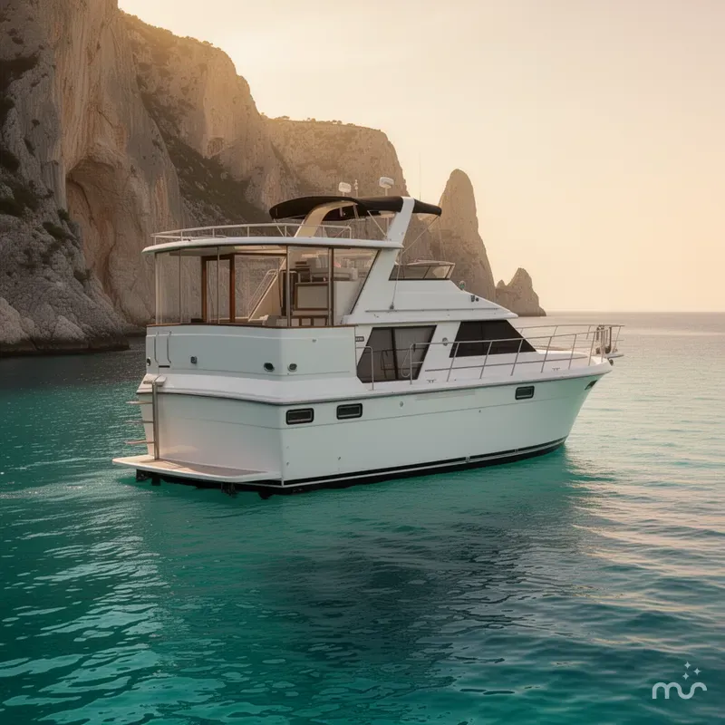Slide: The Image of Carver Yachts 4207MY 1986 - 3
