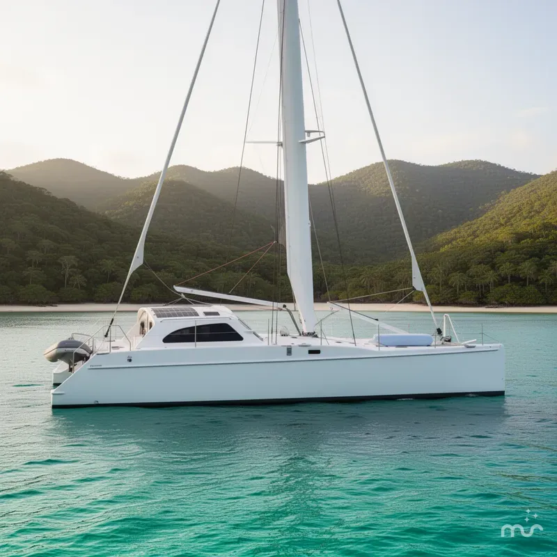 Slide: The Image of Chris White Atlantic 47 MastFoil 2016 - 2