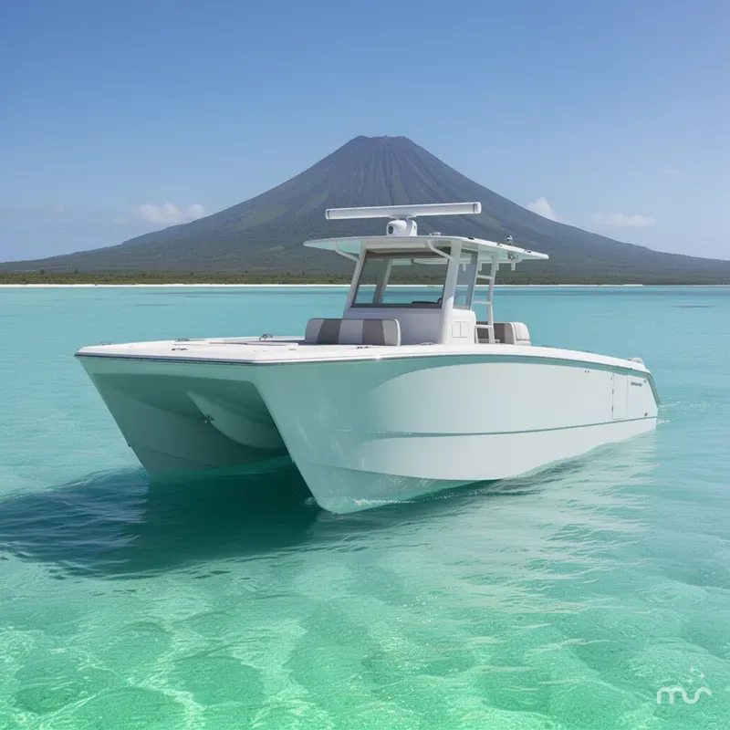 Slide: The Image of Invincible 40 Catamaran 2019 - 2