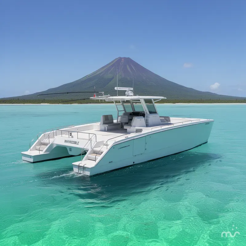 Slide: The Image of Invincible 40 Catamaran 2019 - 3
