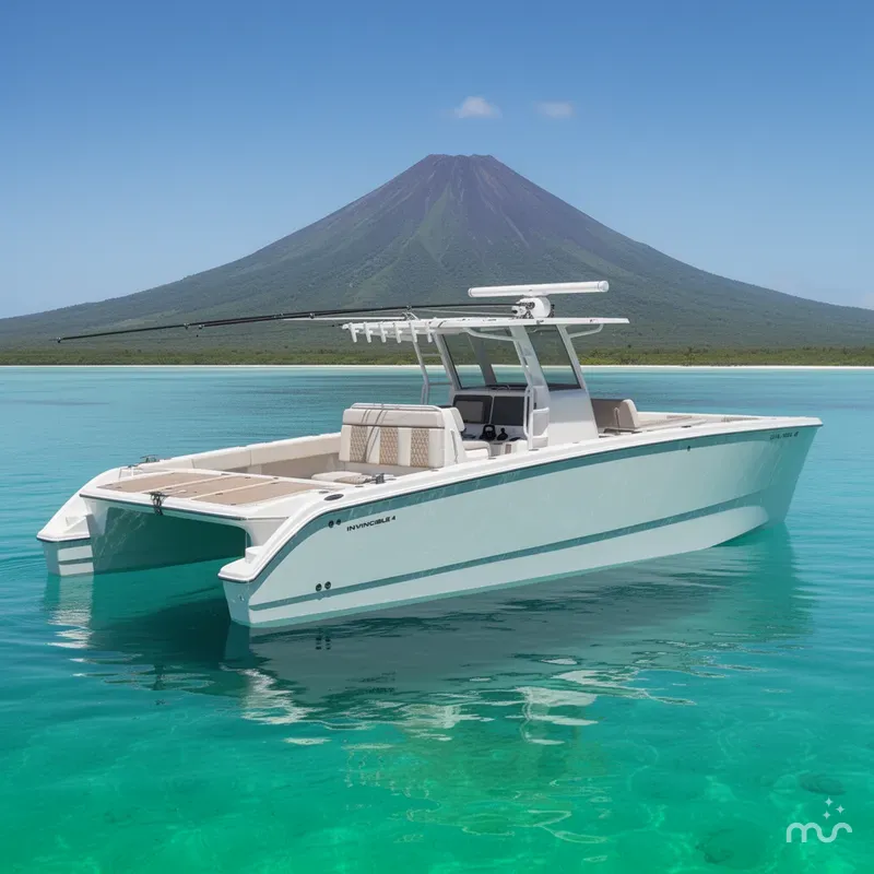Slide: The Image of Invincible 40 Catamaran 2019 - 4