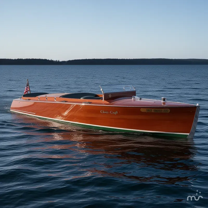 Slide: The Image of Chris-Craft Triple Cockpit 1926 - 0