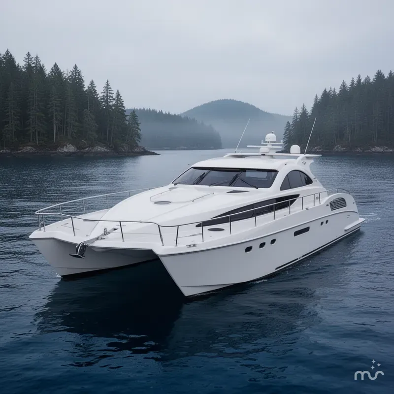 Slide: The Image of Custom Axcell Yachts 650 Power Catamaran 2010 - 2