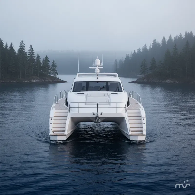 Slide: The Image of Custom Axcell Yachts 650 Power Catamaran 2010 - 3