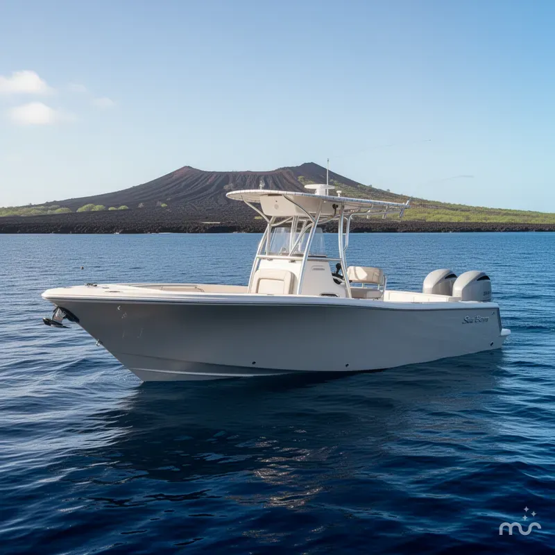 Slide: The Image of Sea Born LX22 Center Console 2023 - 2