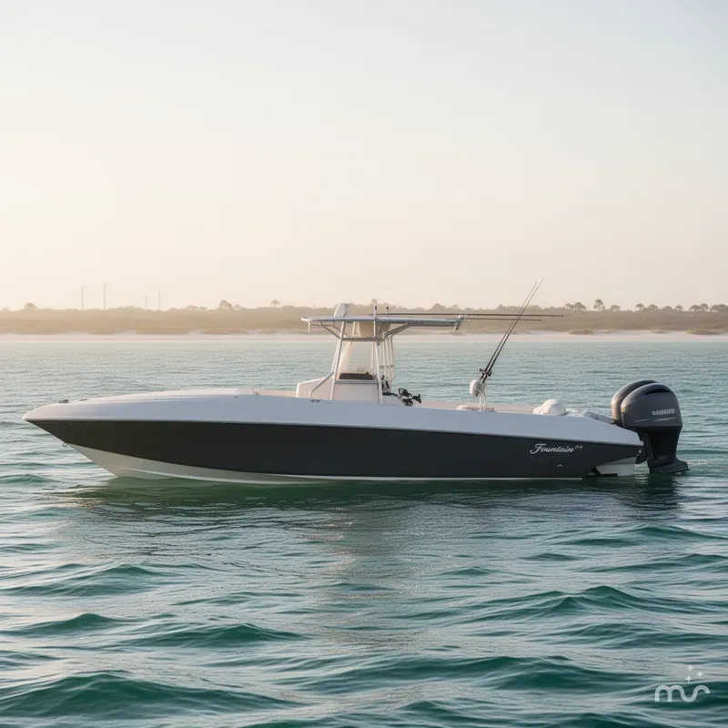 Slide: The Image of Fountain 31 Sportfish Cruiser 1995 - 1