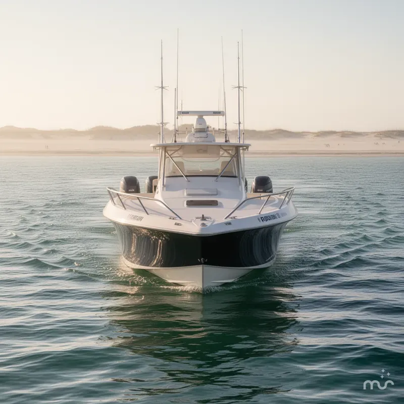 Slide: The Image of Fountain 31 Sportfish Cruiser 1995 - 2