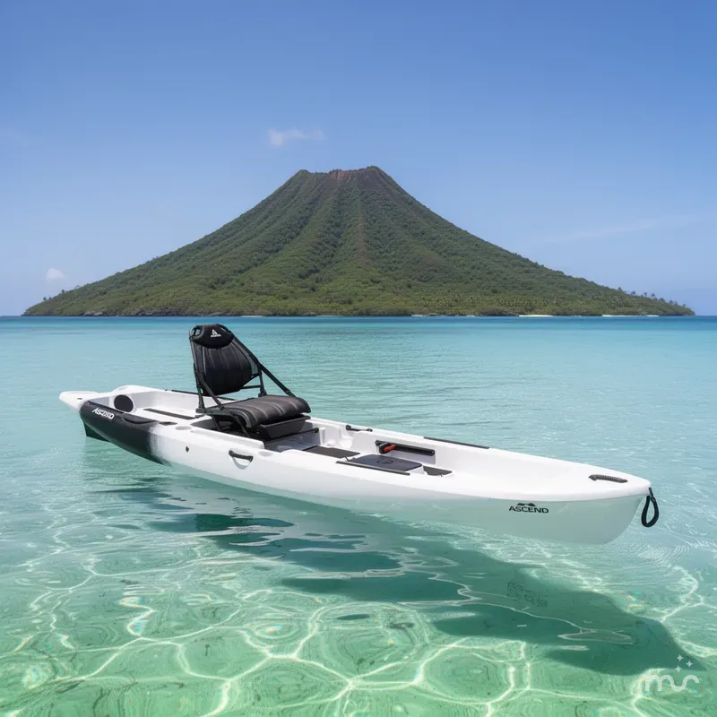 Slide: The Image of Ascend 128X Yak-Power Sit-On - White/Black 2022 - 2